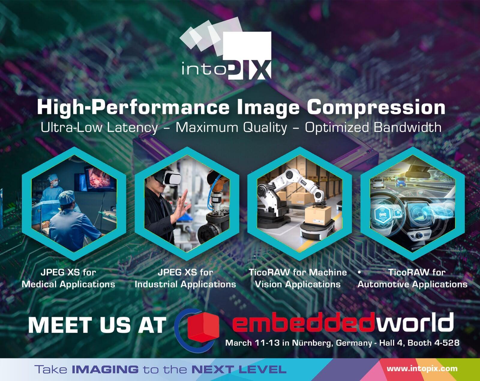 intoPIX élargit son offre pour les applications médicales, de vision humaine et de vision industrielle avec TicoRAW  et JPEG sur les FPGA basse consommation de Lattice